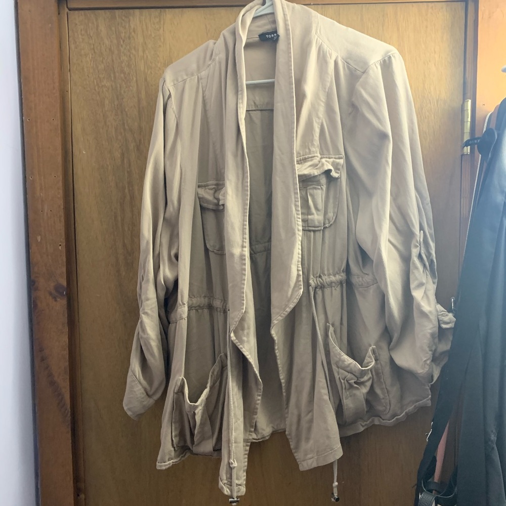 Torrid size 4 front tie jacket